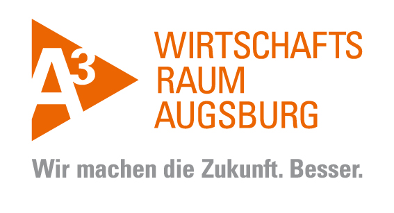 Logo Wirtschaftraum Augsburg mit Claim