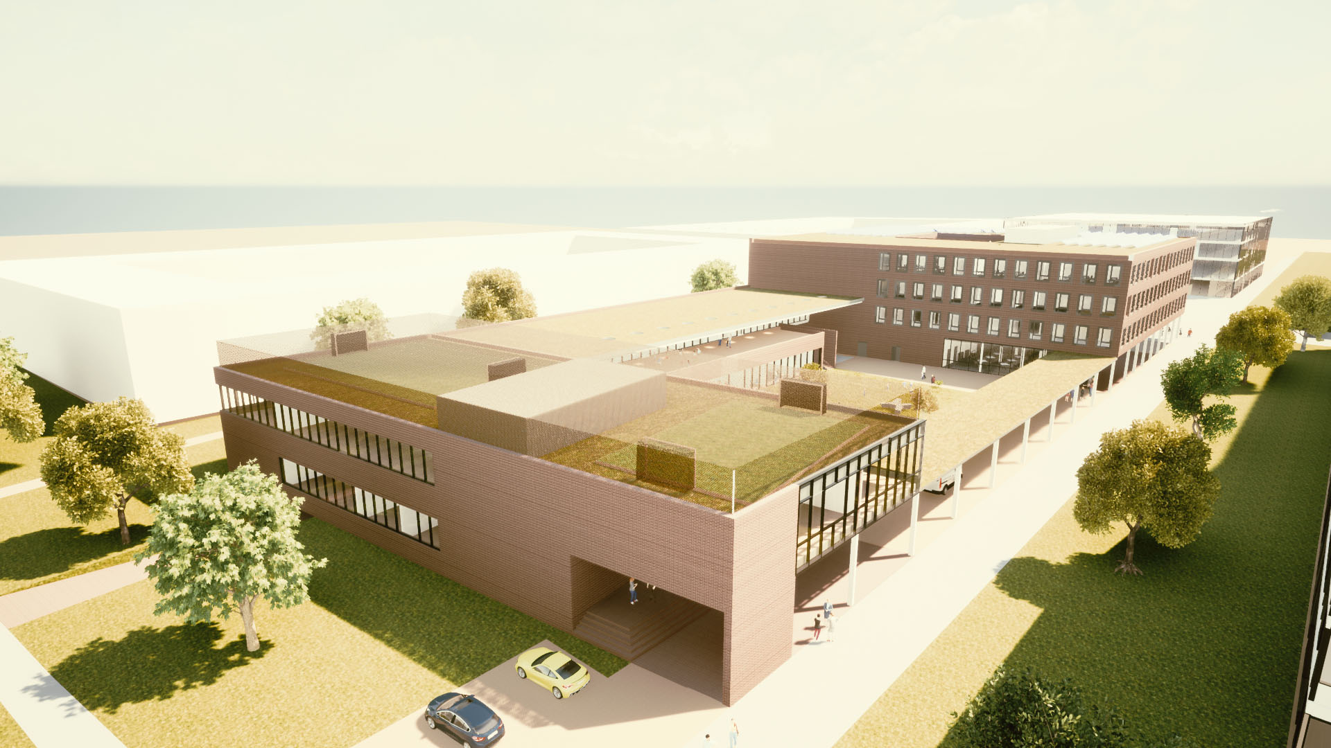 Ab August 2022 wird im Augsburg Innovationspark eine Kita mit 99 Betreuungsplätzen errichtet.