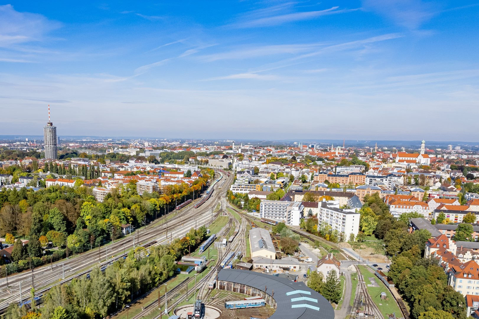 Luftbild Augsburg