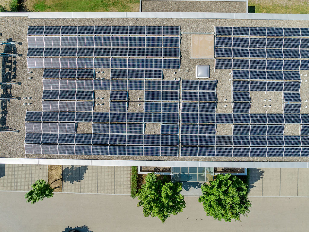 Photovoltaikanlagen im Gewerbegebiet