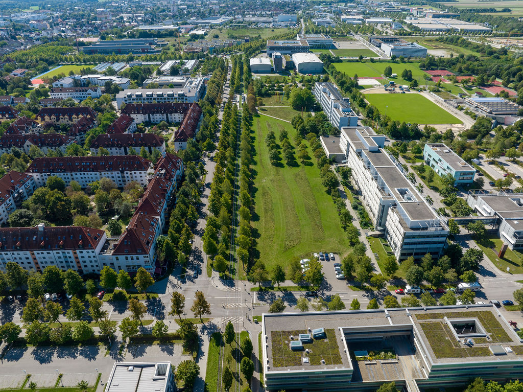Luftbild Universitätscampus und Innovationspark