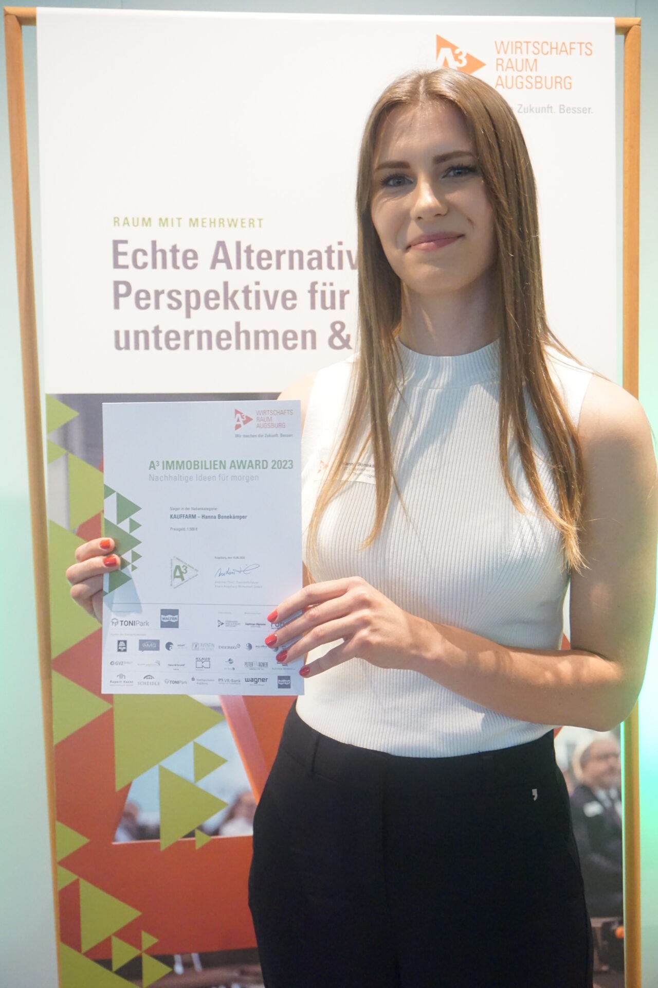 A³ Immobilien Award - Hanna Bonekämper