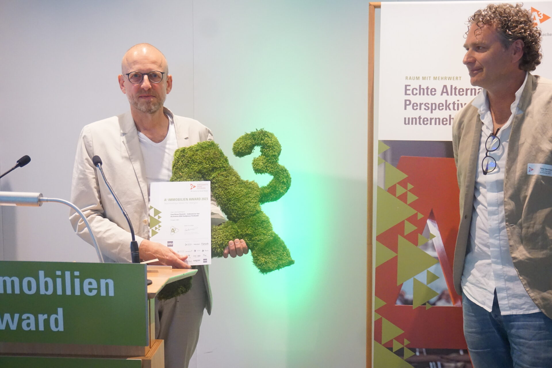 A³ Immobilien Award - Titus Bernhard & Christian Bodensteiner