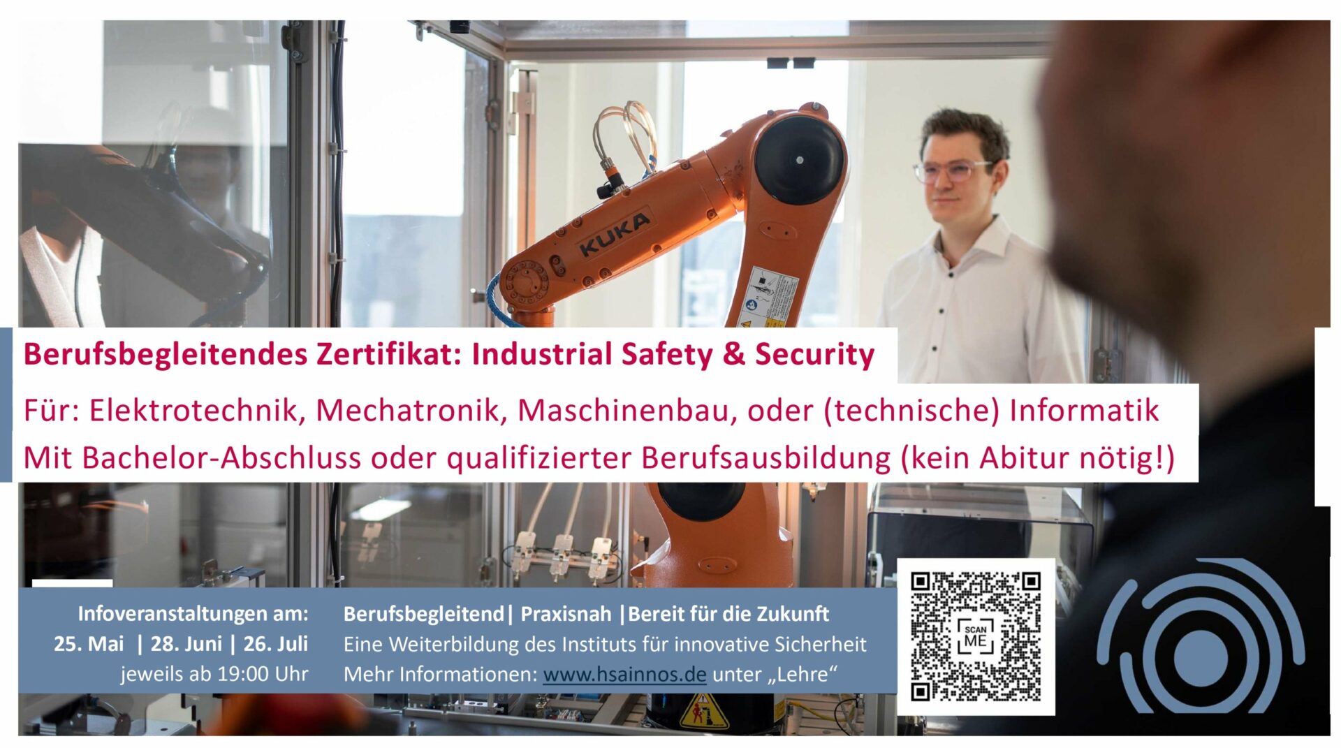 Info-Veranstaltung Zertifikat Industrial Safety & Security