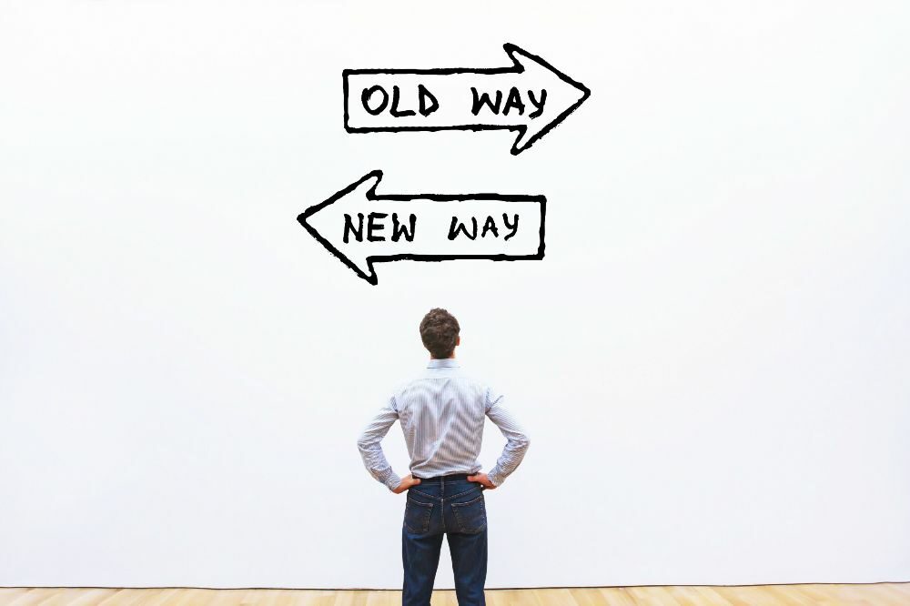 old way vs new way