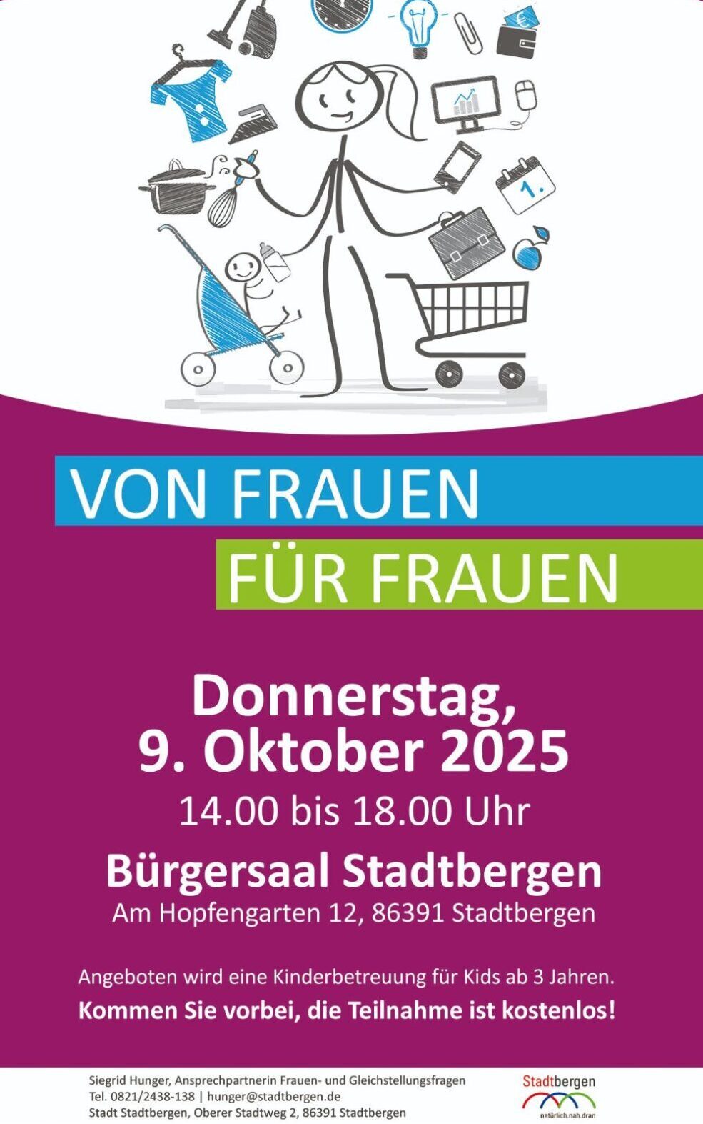 Flyer Frauenmesse Stadtbergen