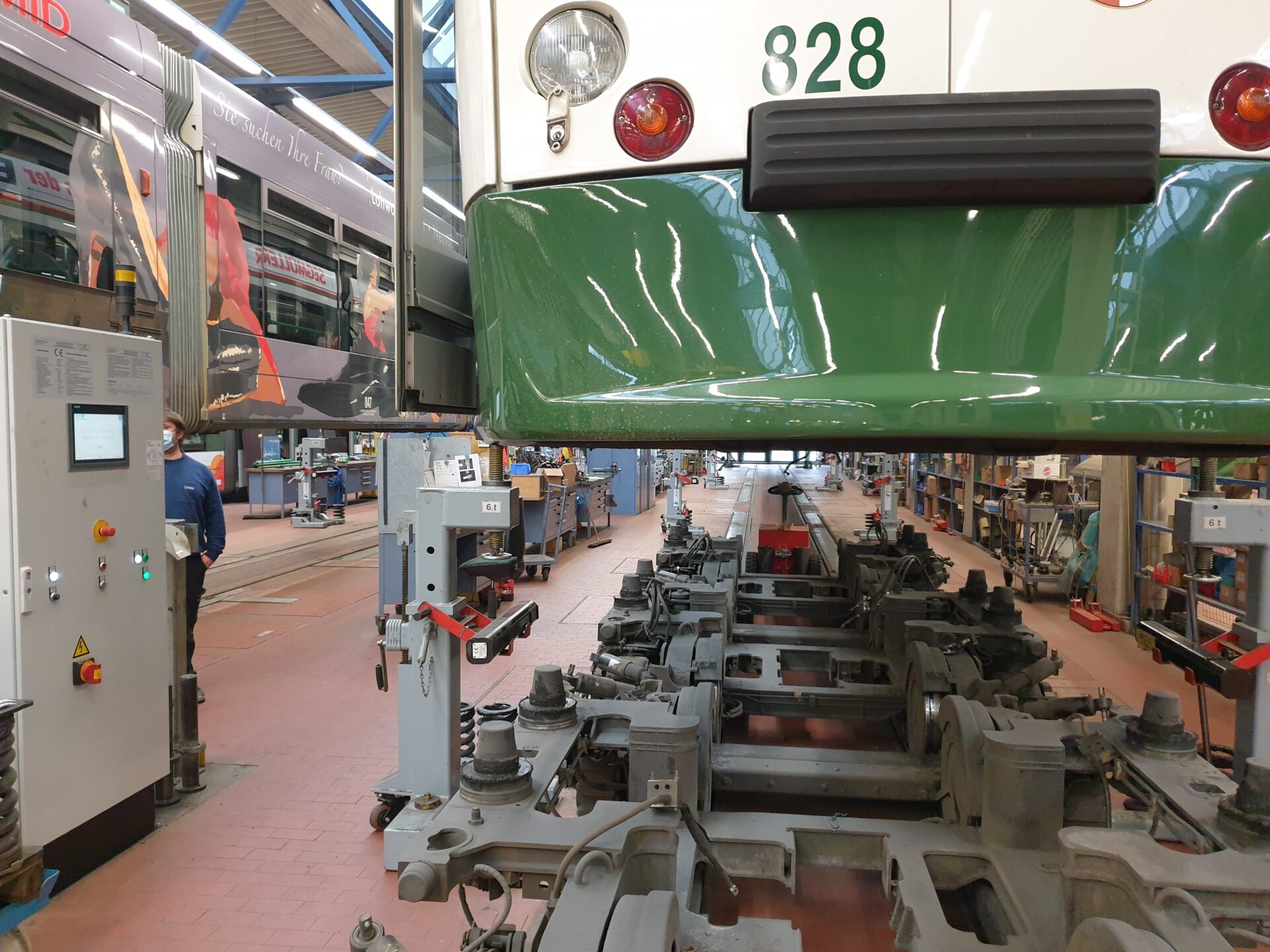 Straßenbahnwerkstatt zu einer Idee