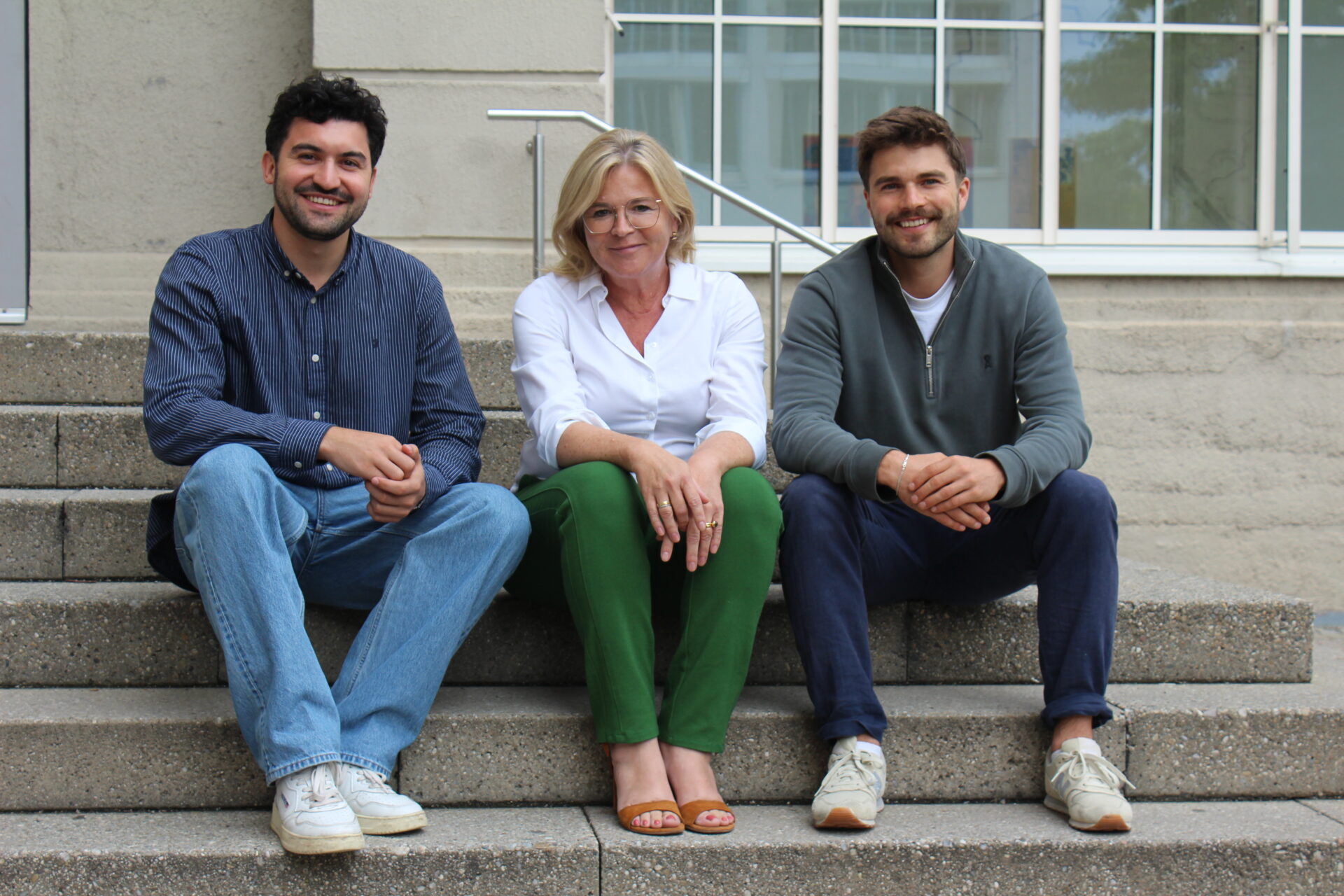 Gruppenfoto Lucas_ Sandra und Laurin